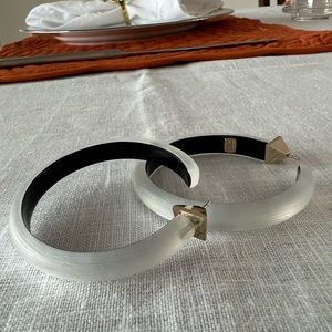 Alexis Bittar Lucite Hoops